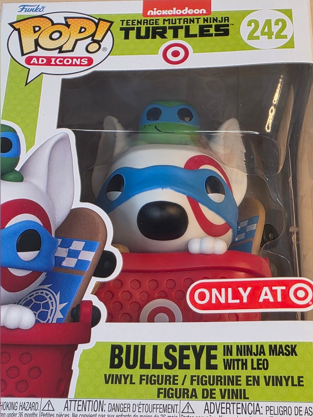 Funko Pop! TMNT Bullseye in Ninja Mask with Leonardo Leo #242 Target